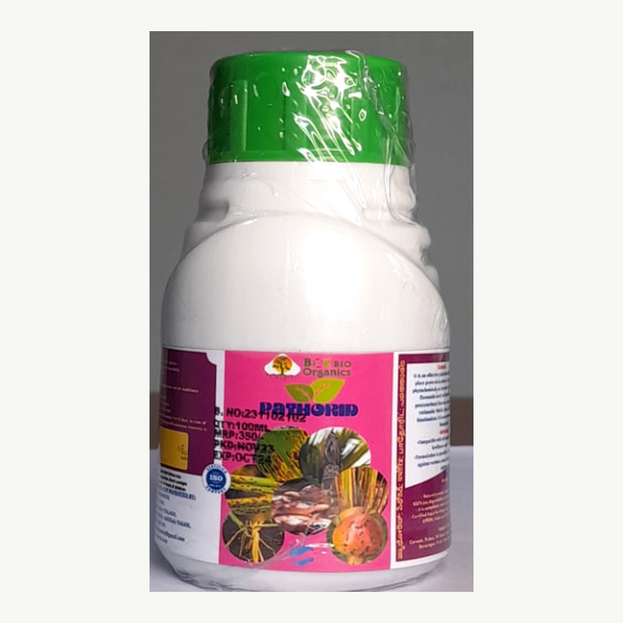 Pathorid 100 ml from the Sasya Raksha Gold kit